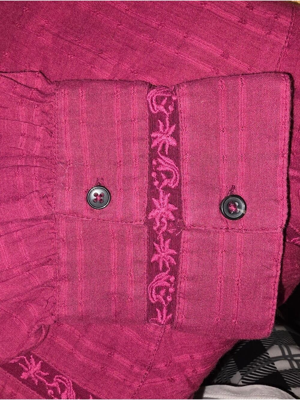 Free People Button-Down Blouse #BL2 - Picture 6 of 13